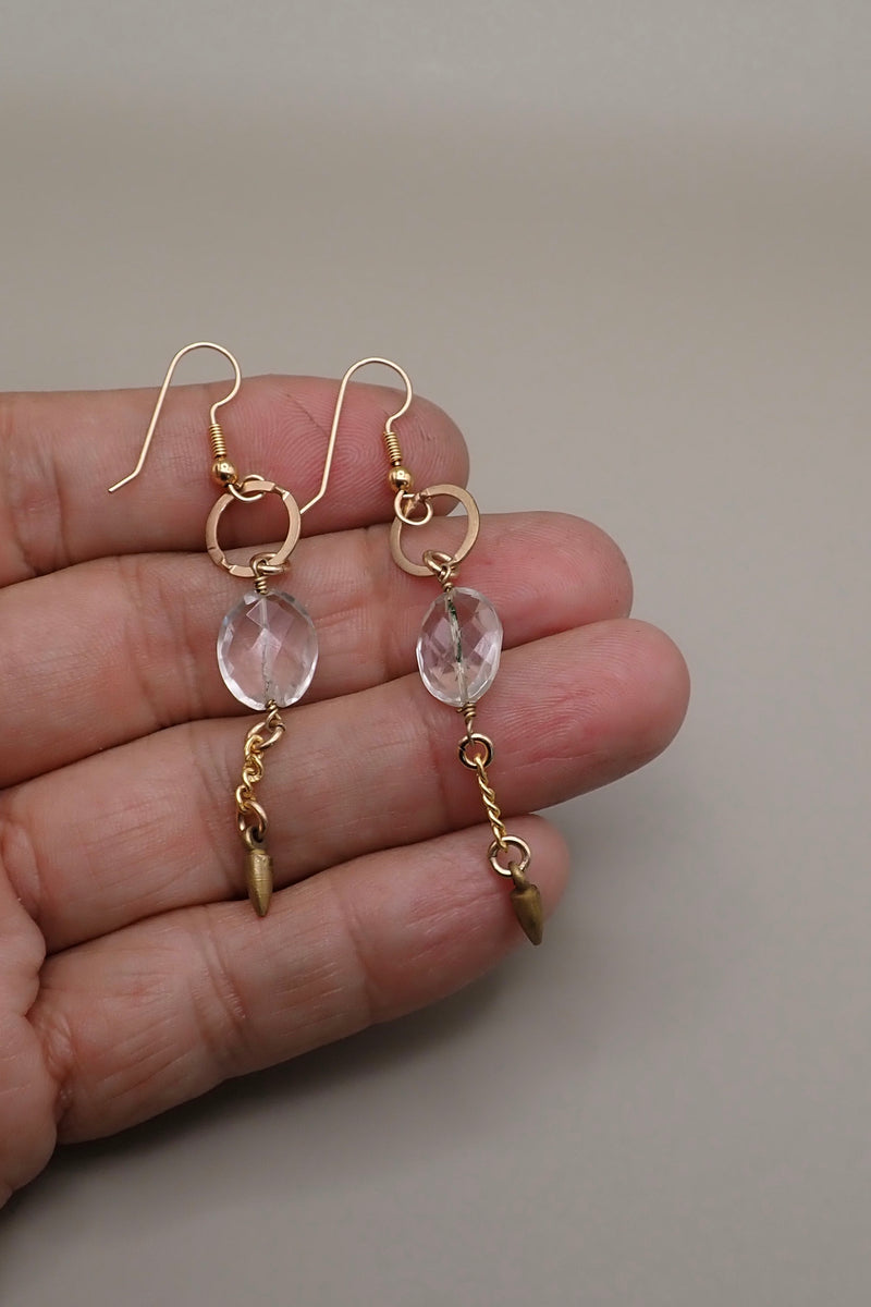 CRYSTAL ROCK EARRINGS