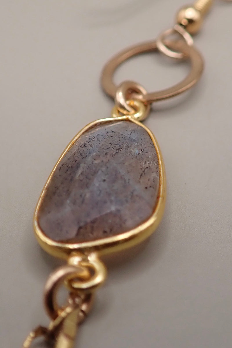 MEDUSA LABRADORITE EARRINGS