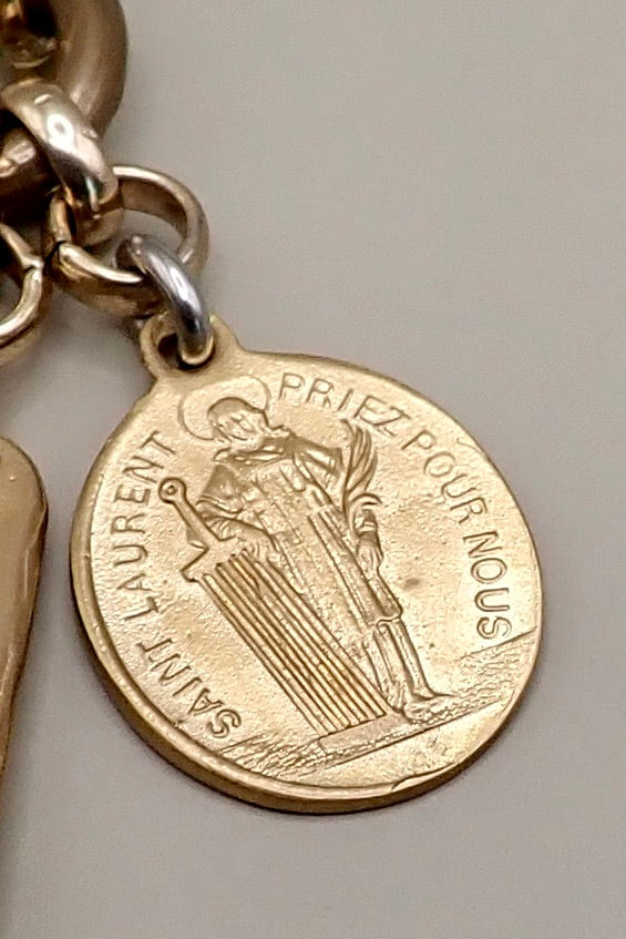 LONG HORN & MEDALS PENDANT