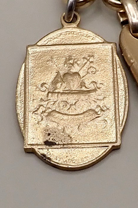 LONG HORN & MEDALS PENDANT
