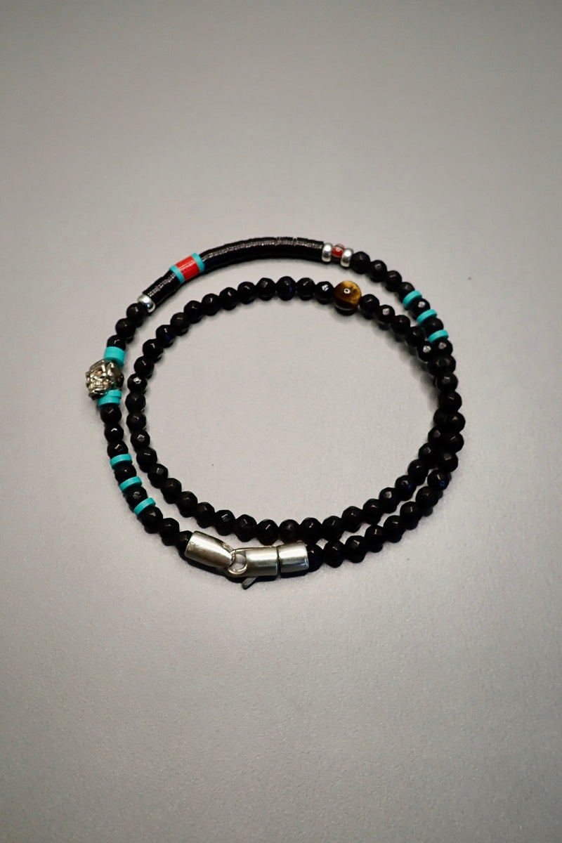 DOUBLE WRAP ONYX BRACELET- one made