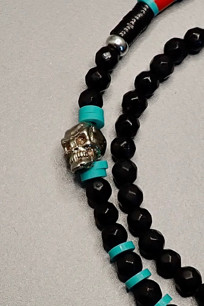 DOUBLE WRAP ONYX BRACELET- one made