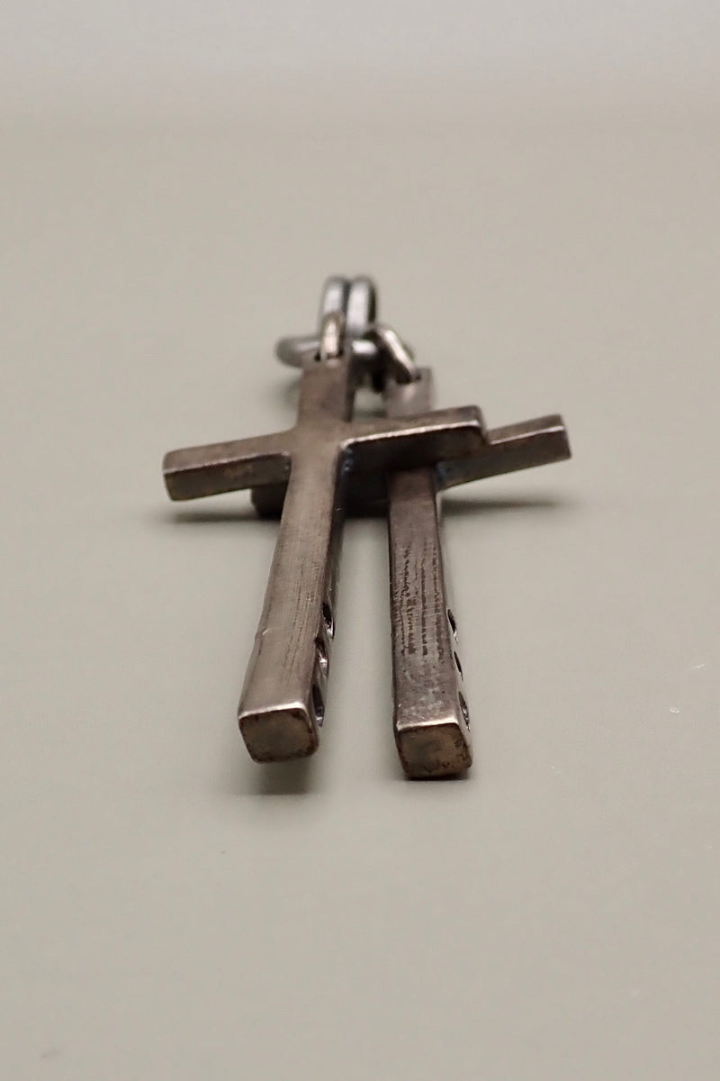 DOUBLE CROSS PENDANT