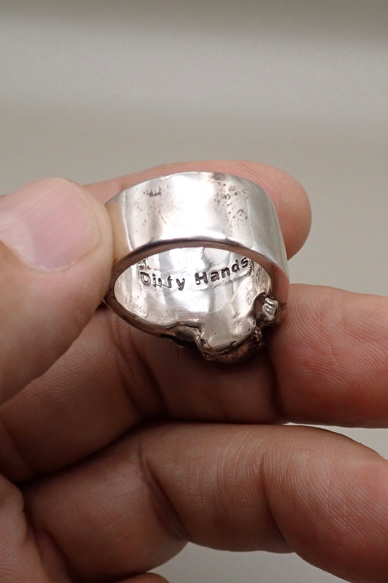 HEAVY SKULL RING