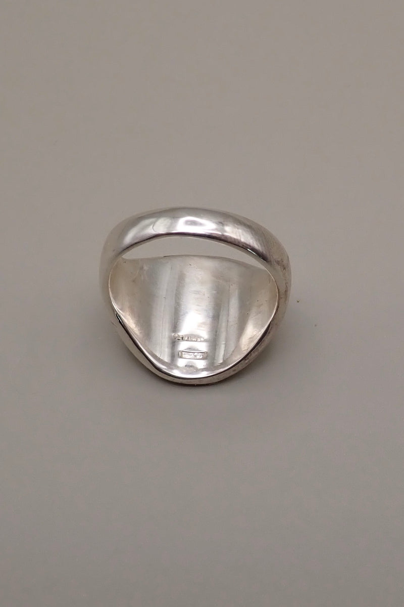 SILVER CREST ARM RING