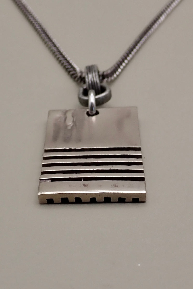 LASER CUT TAG NECKLACE