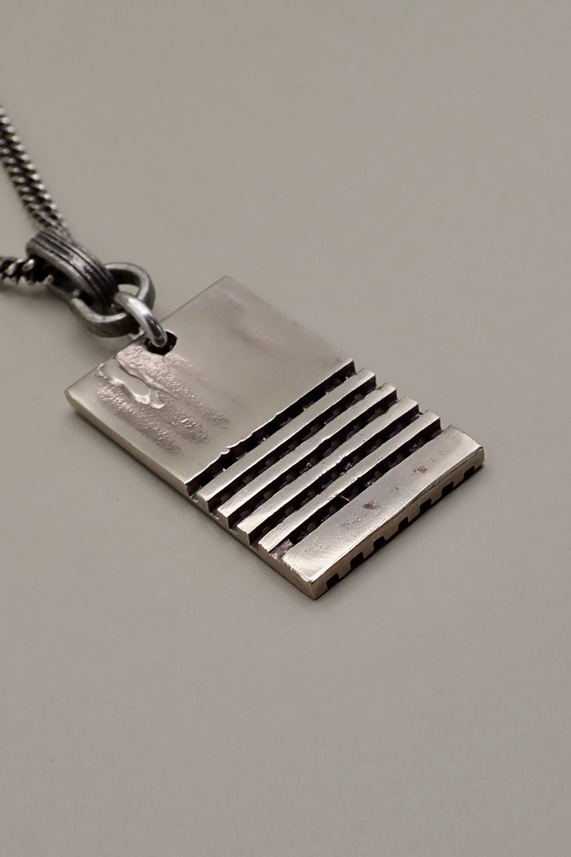 LASER CUT TAG NECKLACE