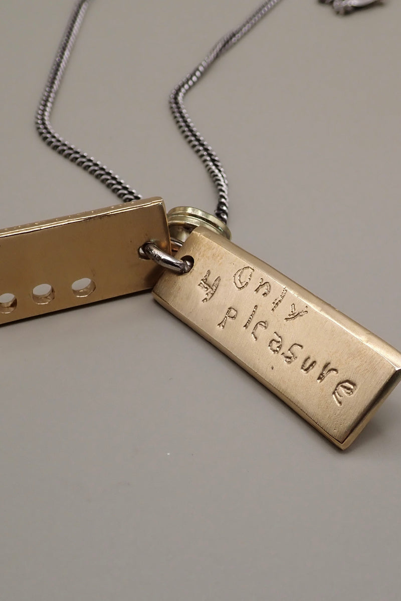 DOUBLE TAGS NECKLACE