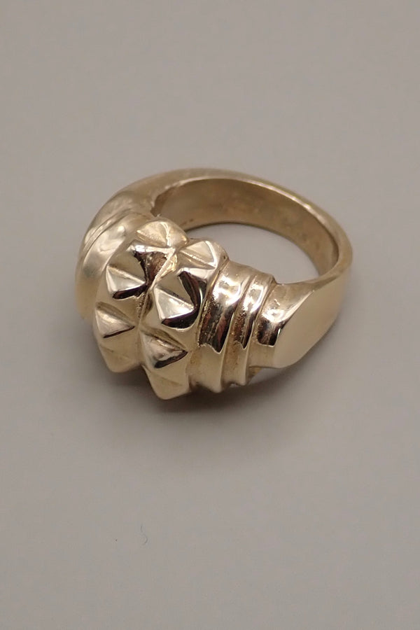 ART DECO SPIKES RING