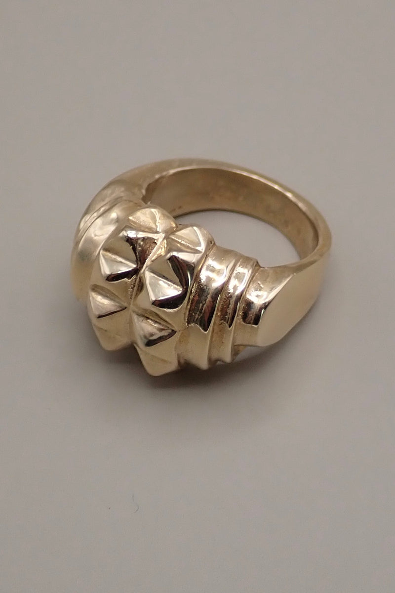 ART DECO SPIKES RING