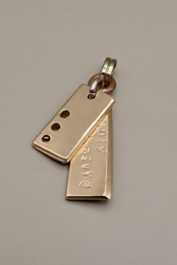 DOUBLE TAGS PENDANT
