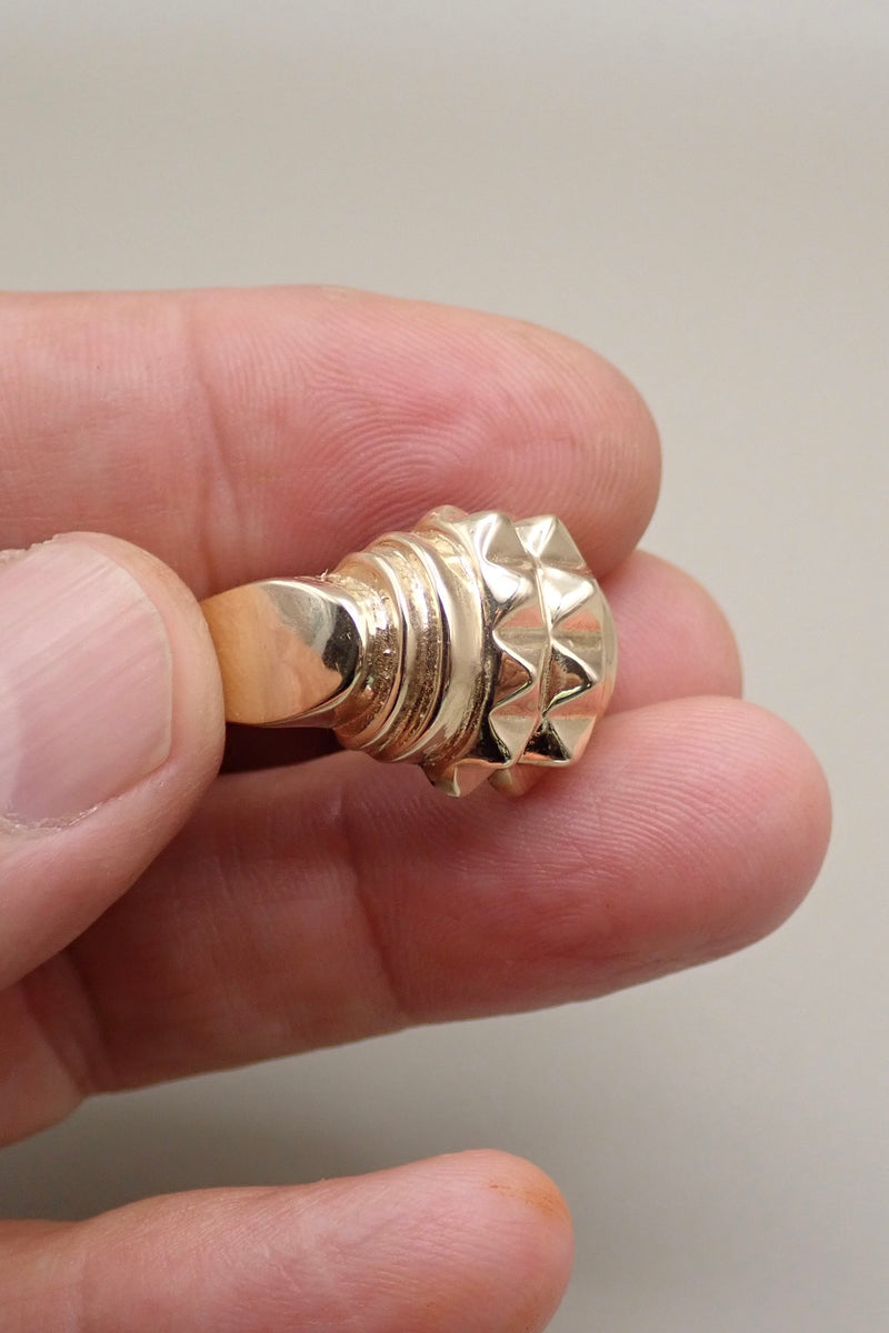 ART DECO SPIKES RING