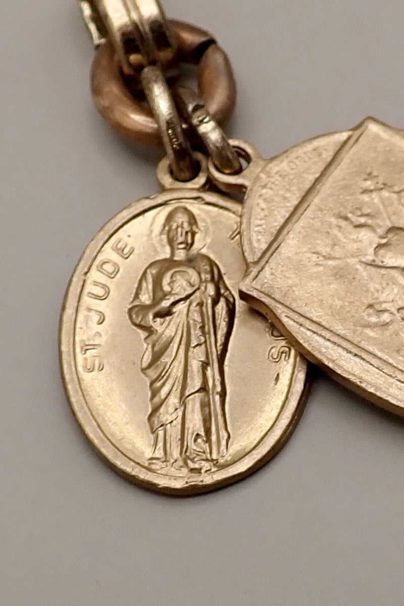 BRONZE MEDALS NECKLACE