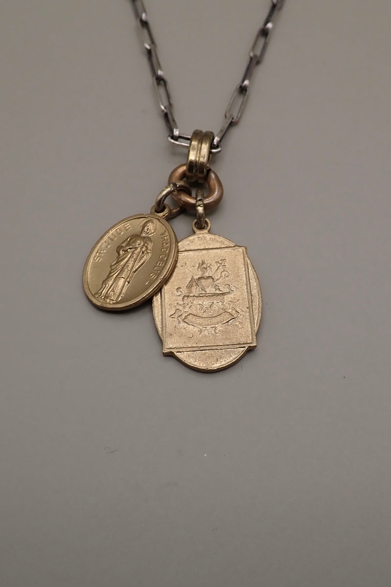 BRONZE MEDALS NECKLACE