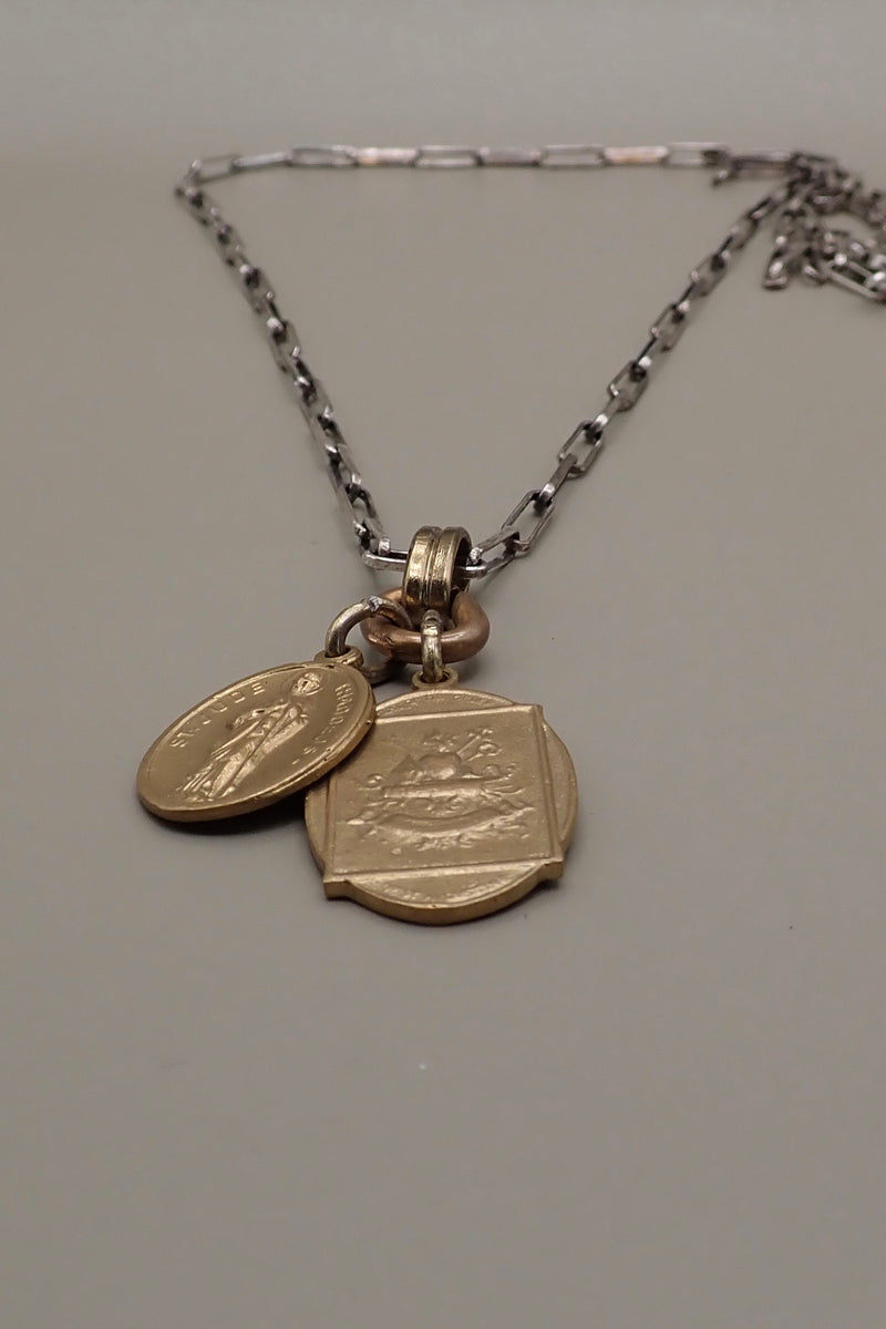 BRONZE MEDALS NECKLACE