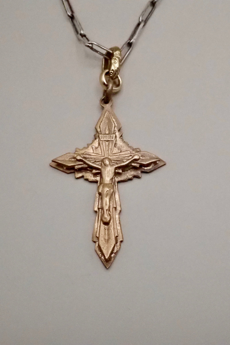 ANTIQUE VICTORIAN CROSS NECKLACE