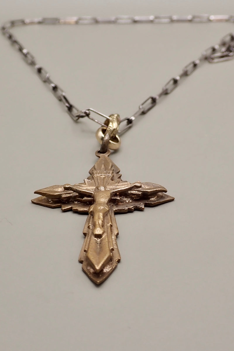 ANTIQUE VICTORIAN CROSS NECKLACE
