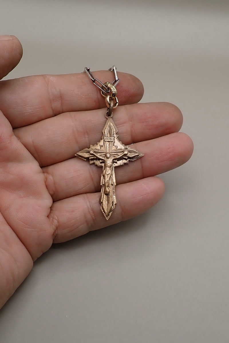 ANTIQUE VICTORIAN CROSS NECKLACE