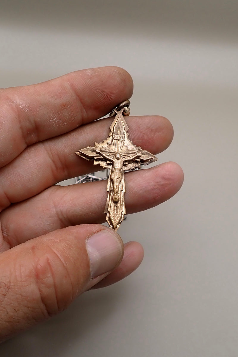 ANTIQUE VICTORIAN CROSS NECKLACE