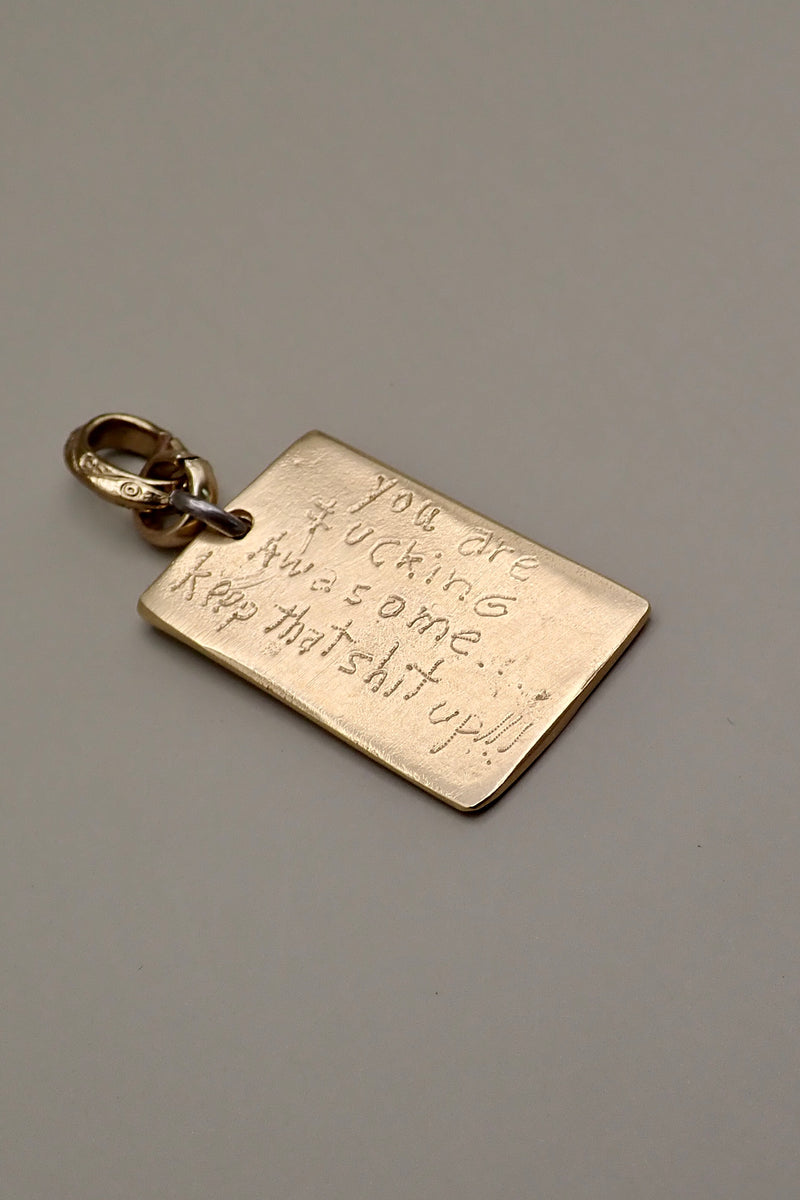 QUOTE DOG TAG