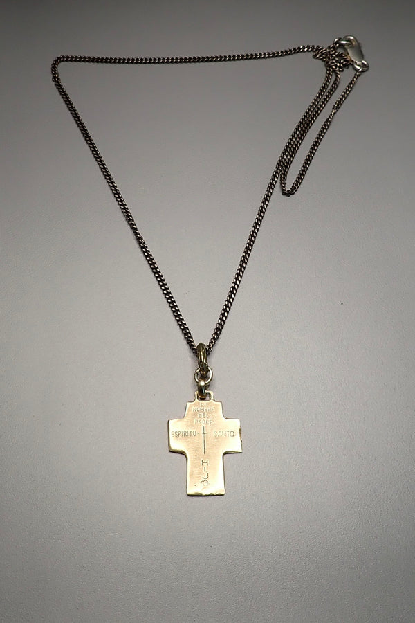 FLAT CROSS NECKLACE II - two made