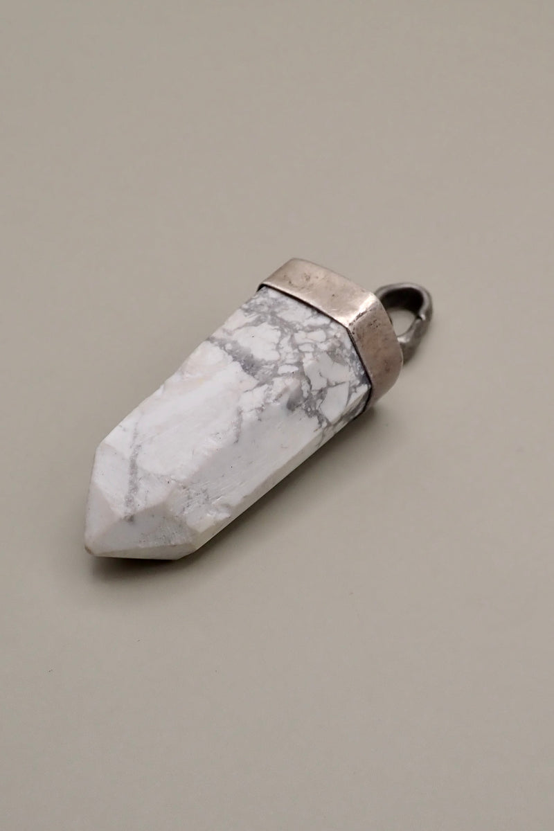 WHITE CRYSTAL ROCK PENDANT