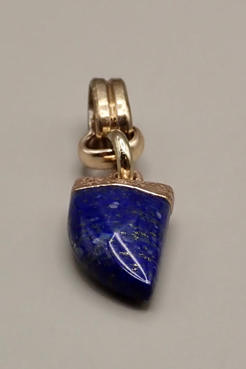 LAPIZ LAZULI TOOTH PENDANT