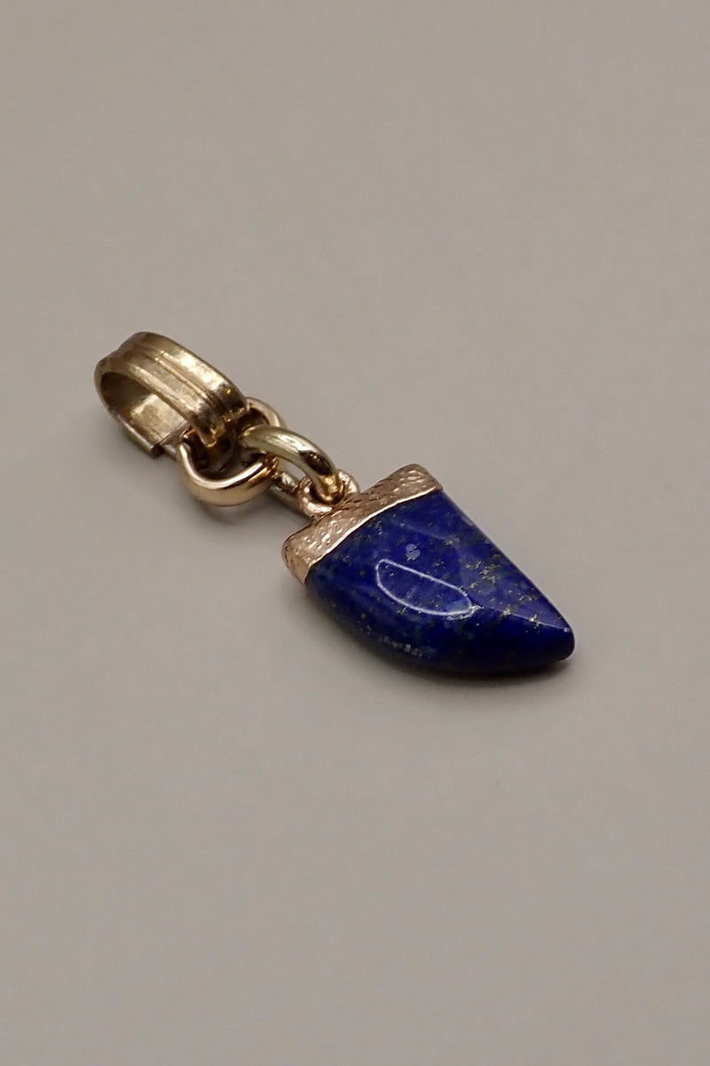 LAPIZ LAZULI TOOTH PENDANT
