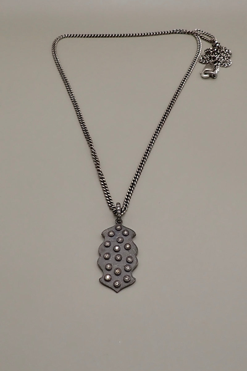 DIAMOND AVALON TAG NECKLACE
