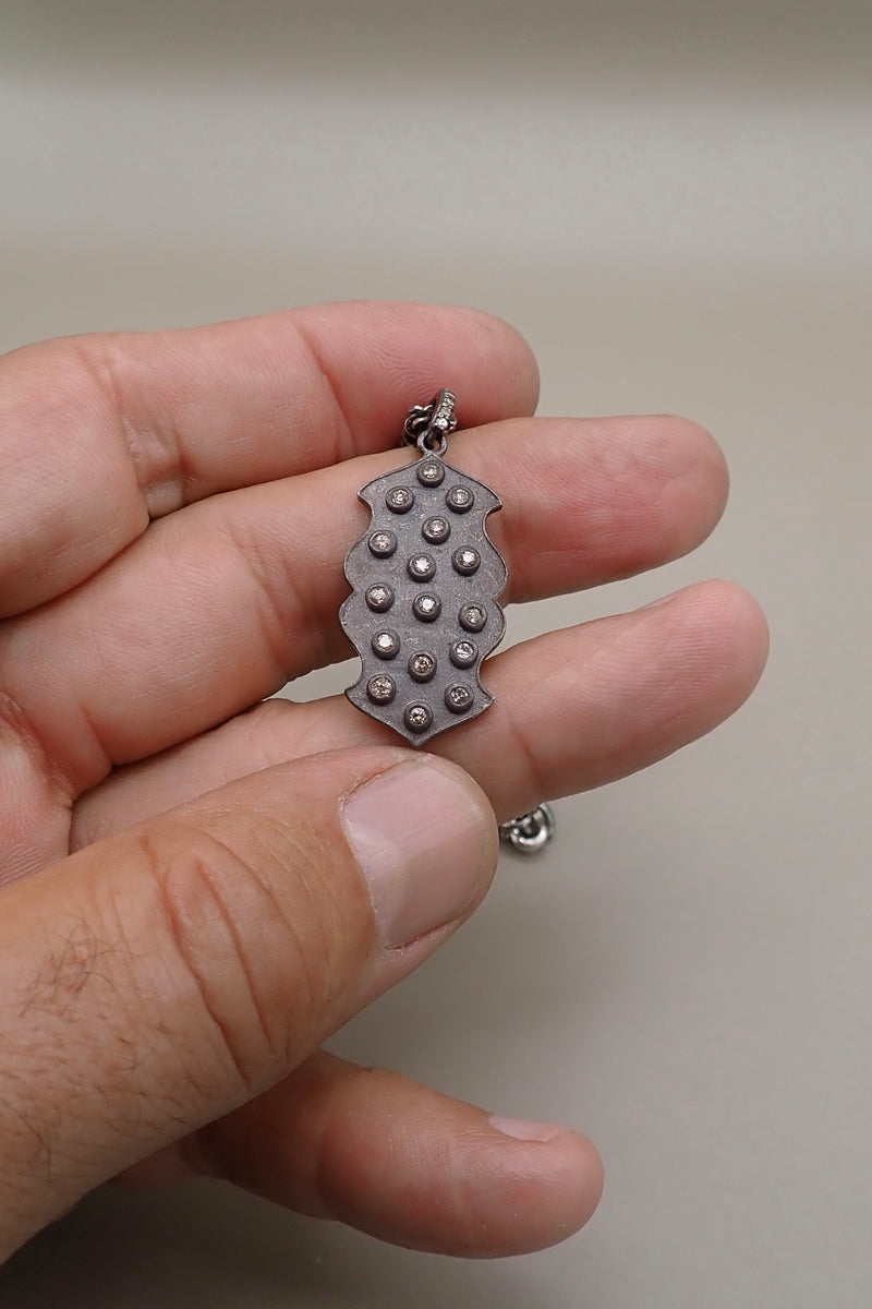DIAMOND AVALON TAG NECKLACE