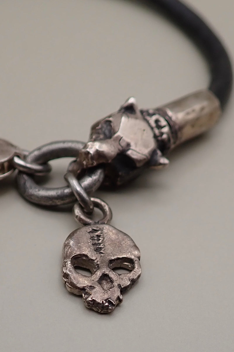 LION HEADS LEATHER BRACELET II