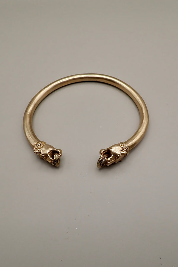 LION HEADS CUFF BRACELET