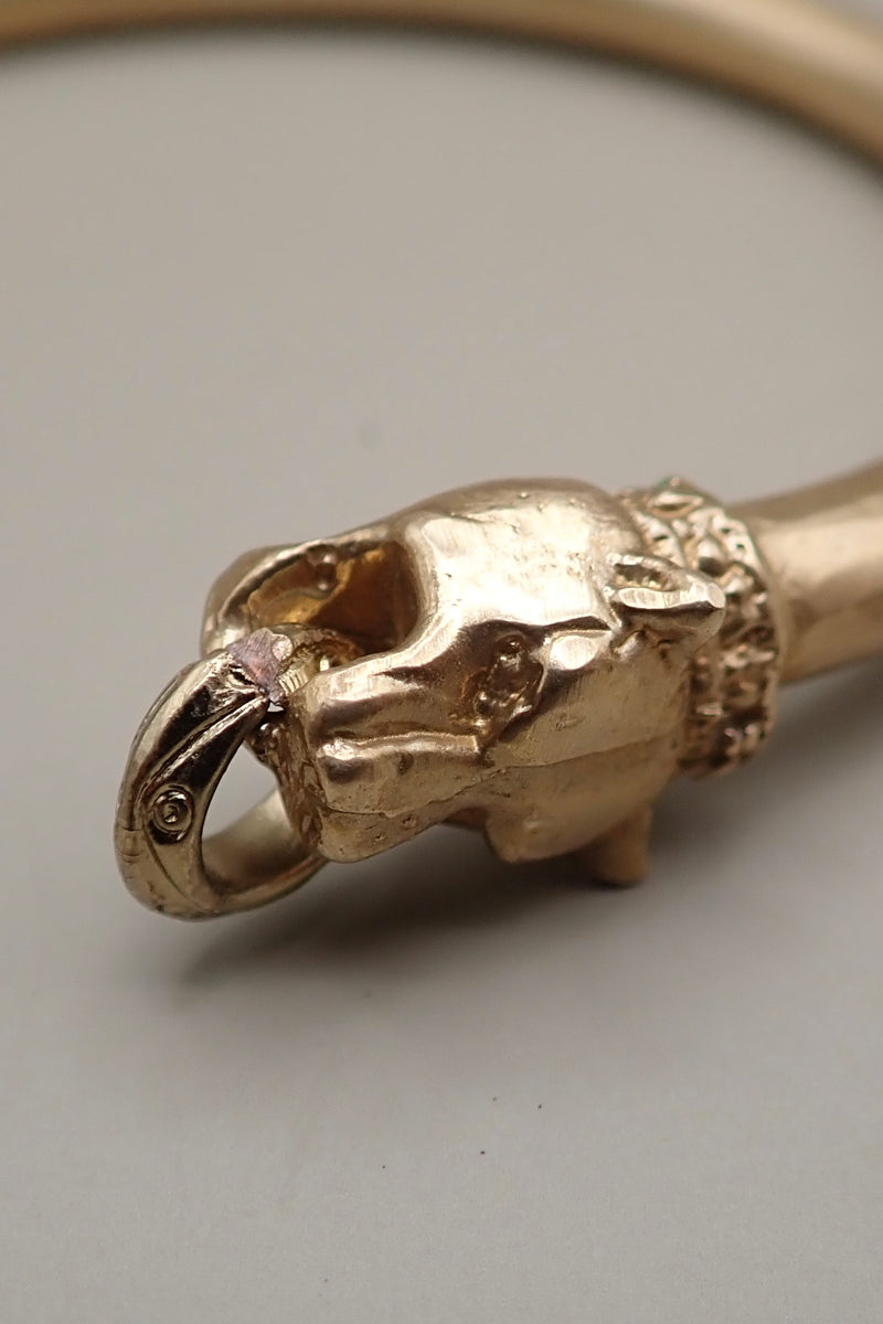 LION HEADS CUFF BRACELET