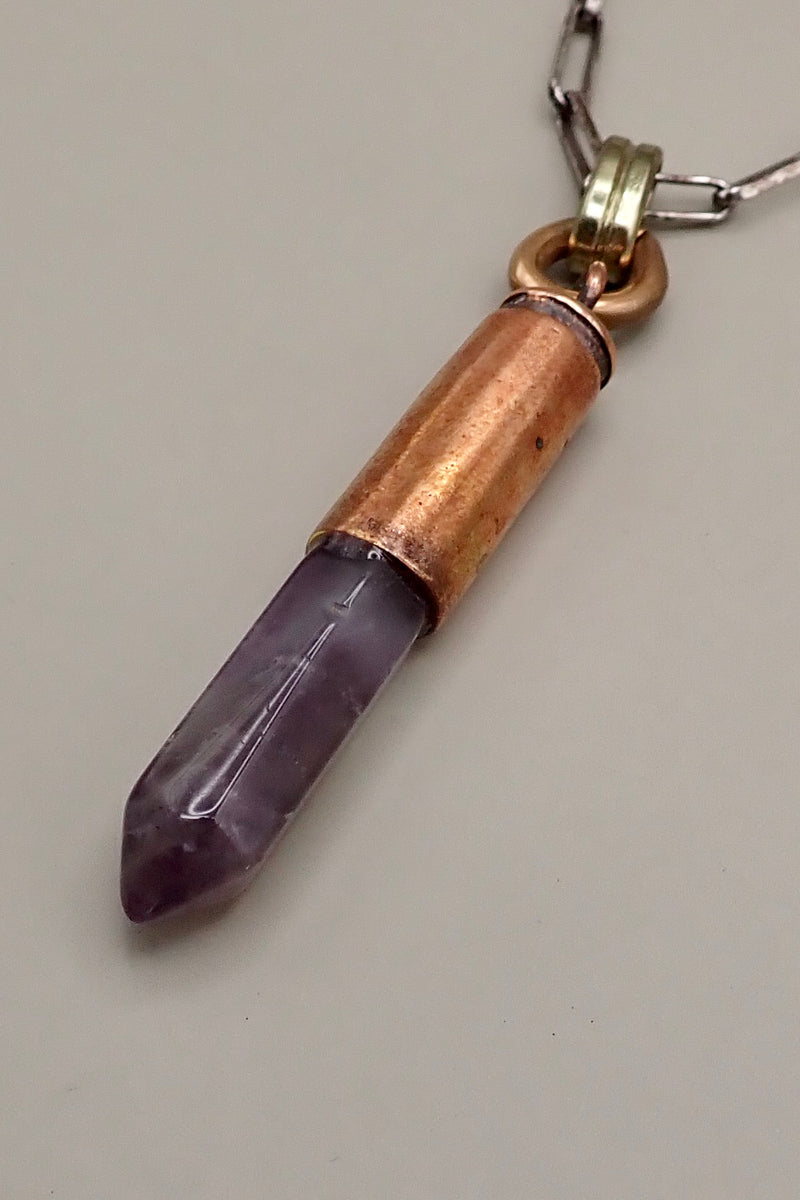 AMETHYST PENDANT NECKLACE