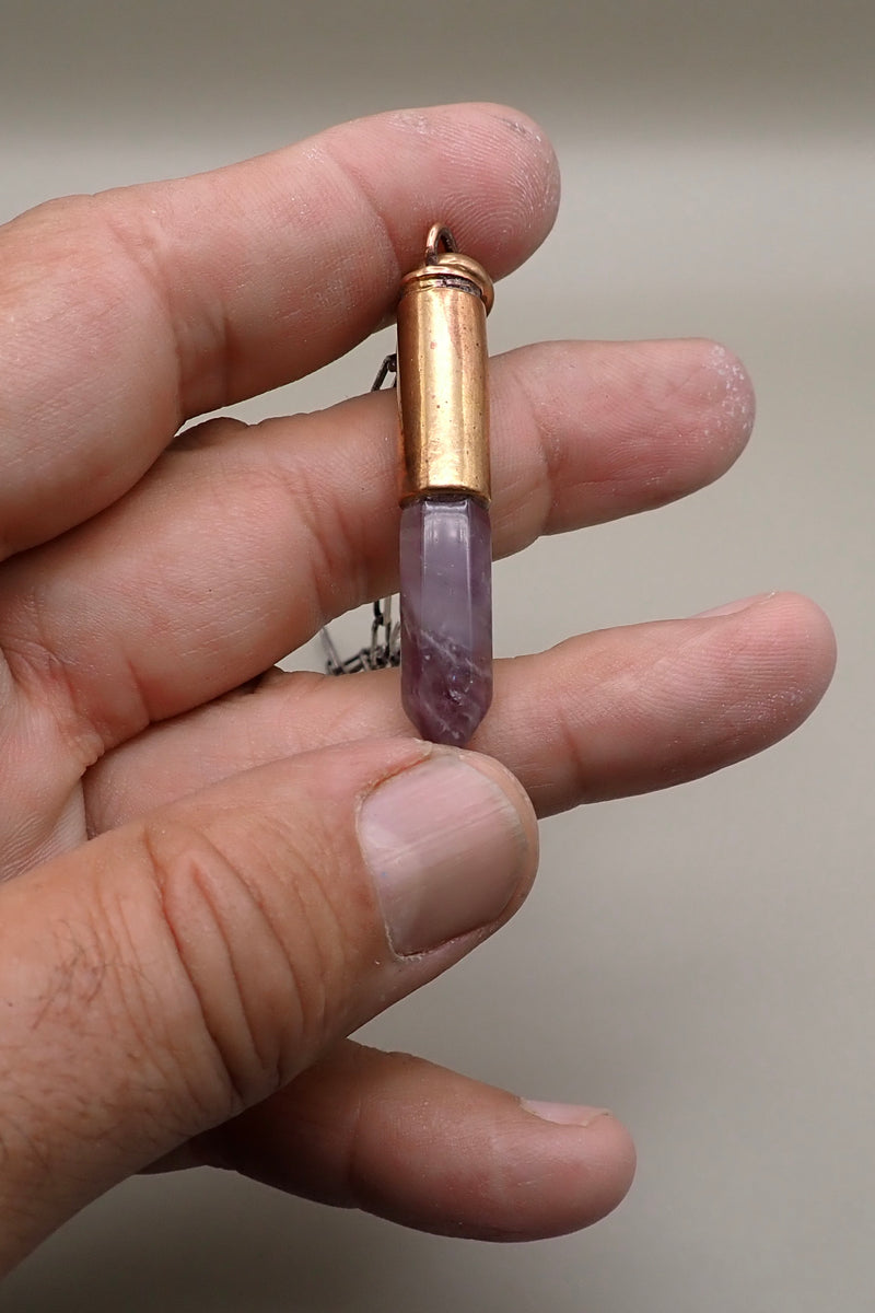 AMETHYST PENDANT NECKLACE