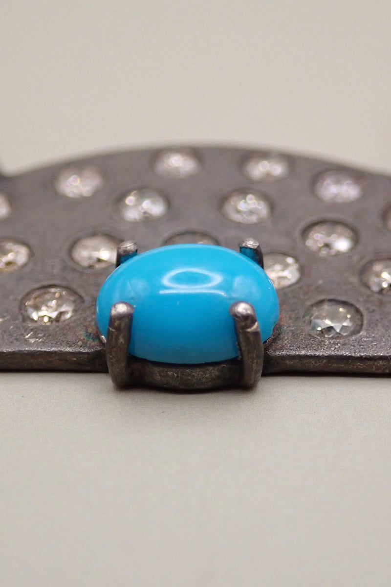 TURQUOISE & DIAMONDS PENDANT