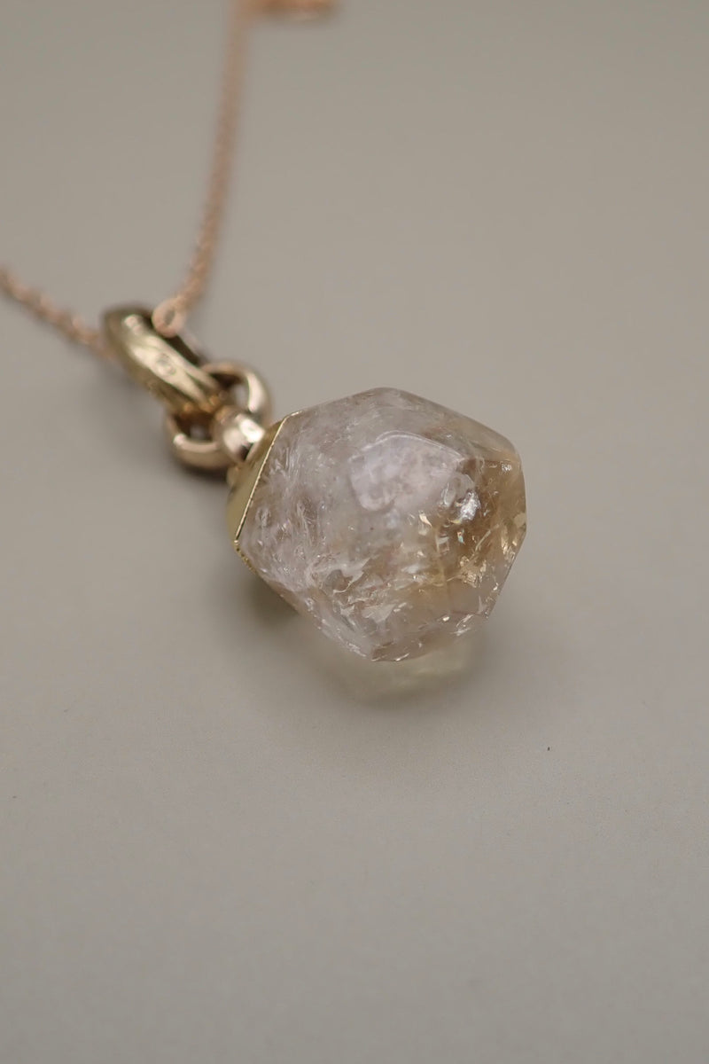 CITRINE NUGGET NECKLACE