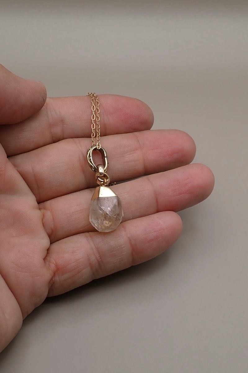 CITRINE NUGGET NECKLACE