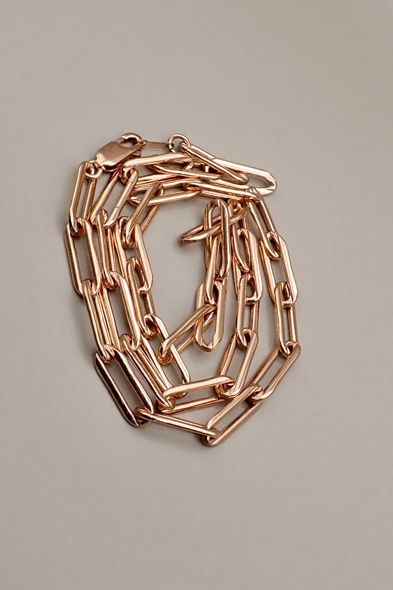 14 K GF ROSE GOLD CHAIN