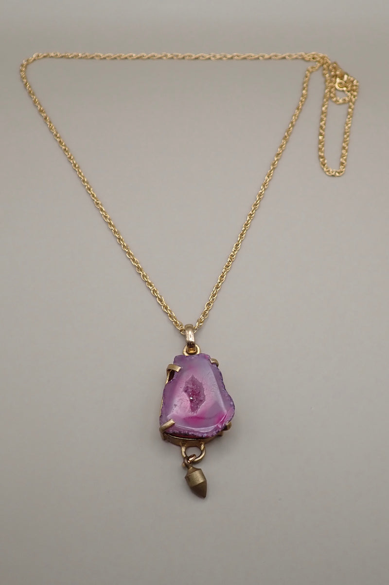 PINK DRUZY NECKLACE