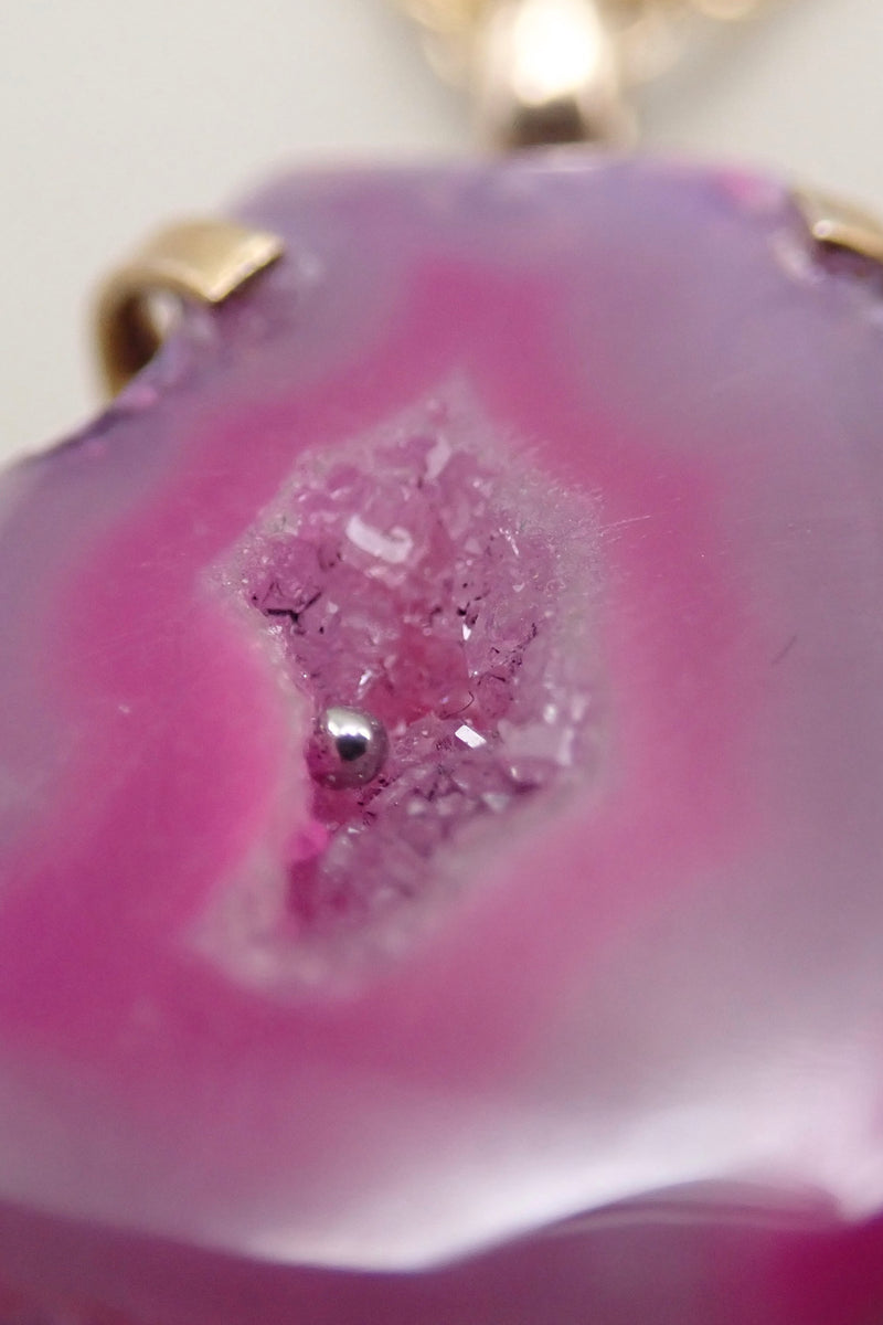 PINK DRUZY NECKLACE