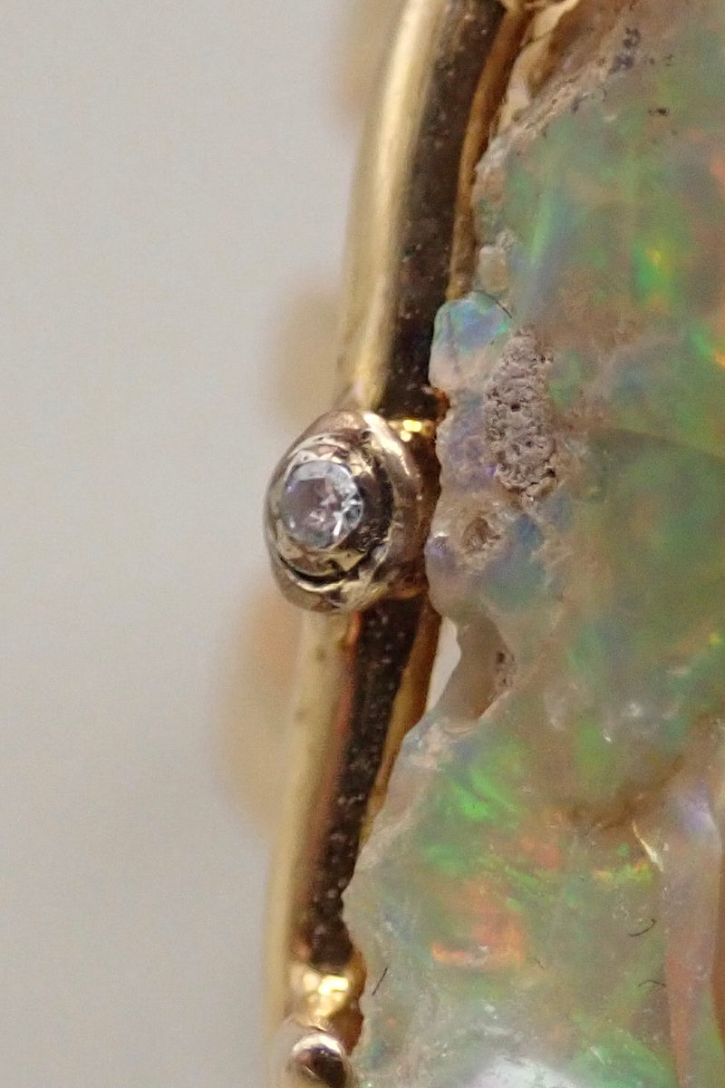 OPALS & DIAMONDS RING