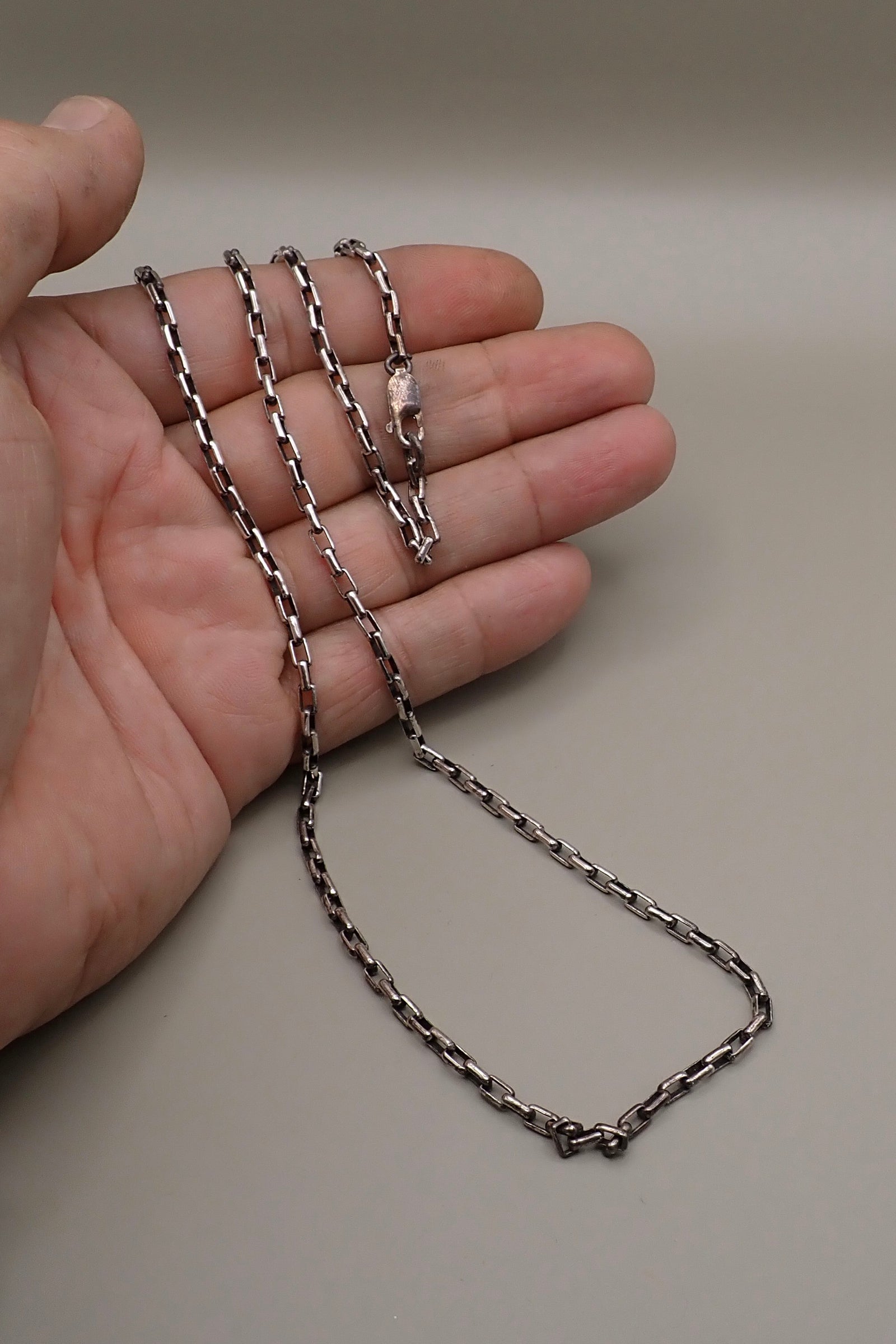 THICK ROLO SILVER CHAIN – Dirty Hands Jewelry