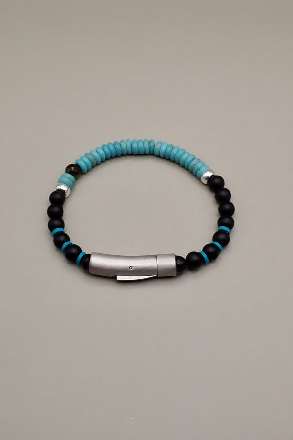 ONYX & TURQUOISE BRACELET