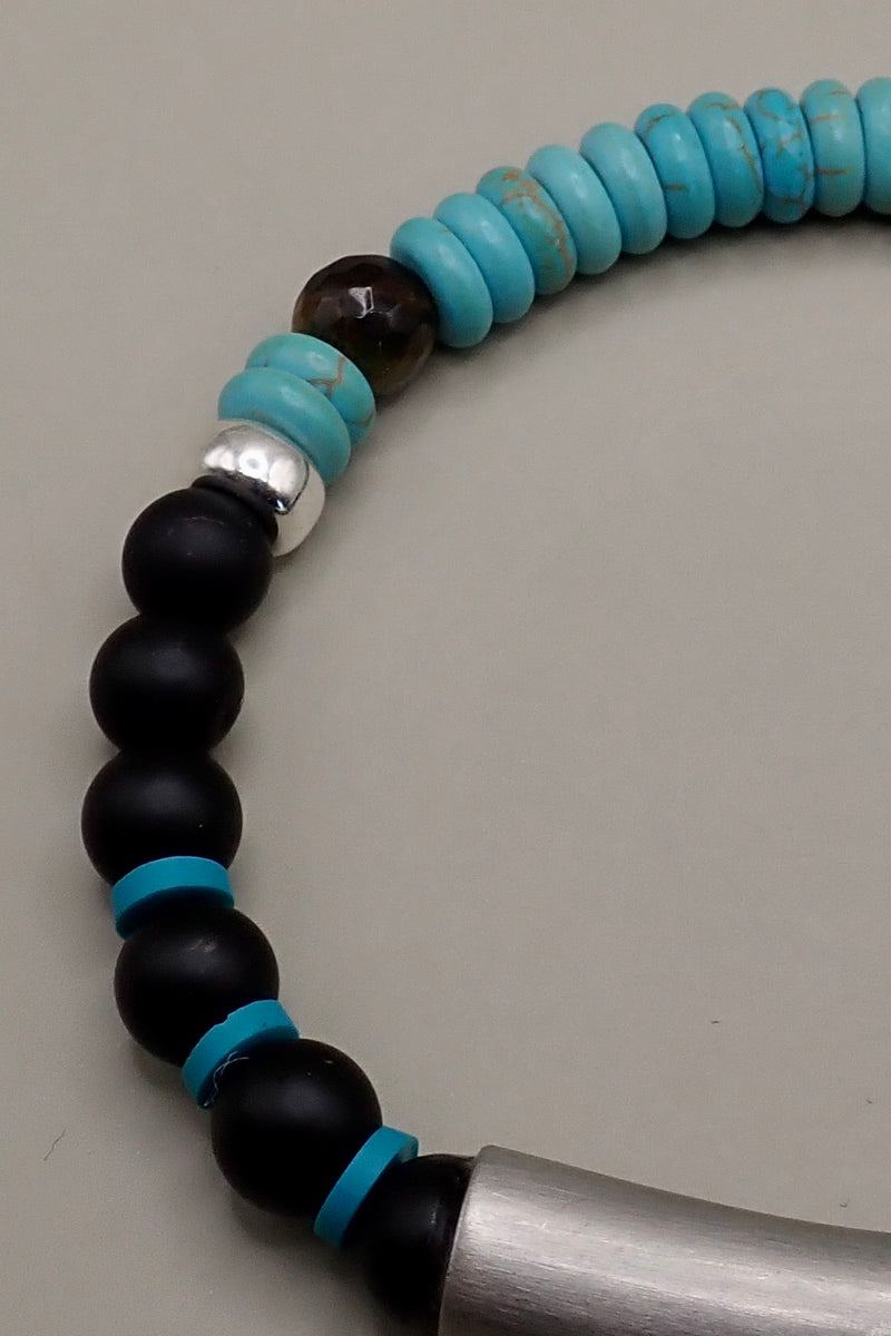 ONYX & TURQUOISE BRACELET