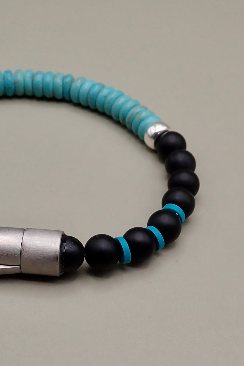ONYX & TURQUOISE BRACELET