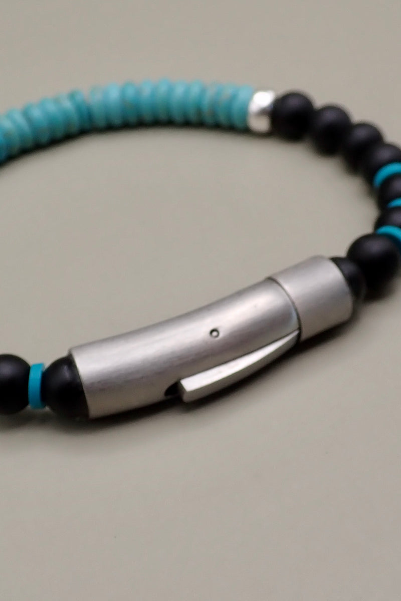 ONYX & TURQUOISE BRACELET