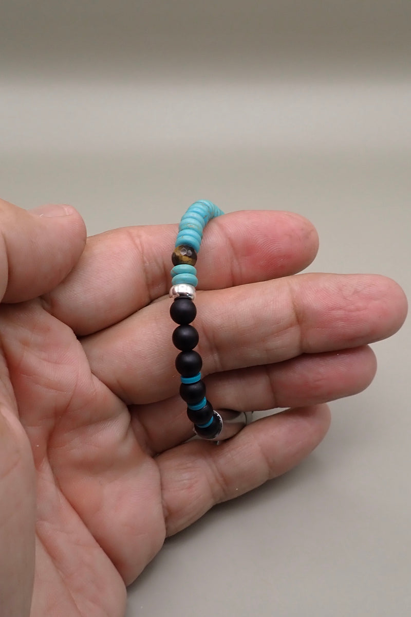 ONYX & TURQUOISE BRACELET