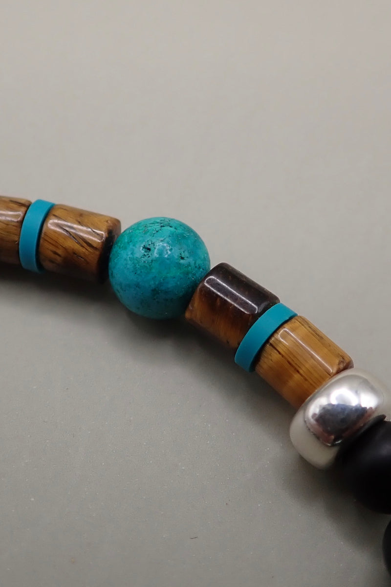 TIGER EYES & TURQUOISE BRACELET