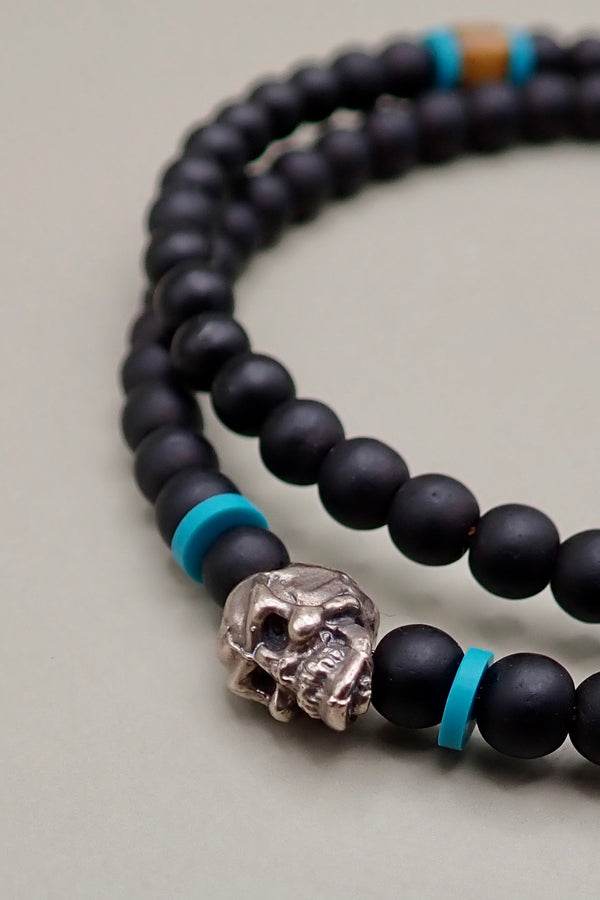 DOUBLE WRAP ONYX BRACELET